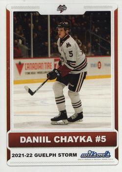 2021-22 Guelph Storm (OHL) #NNO Daniil Chayka Front