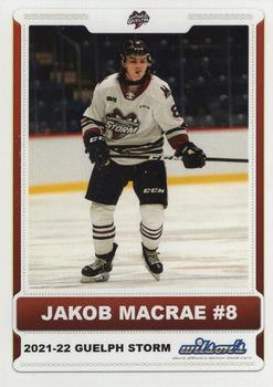 2021-22 Guelph Storm (OHL) #NNO Jakob MacRae Front