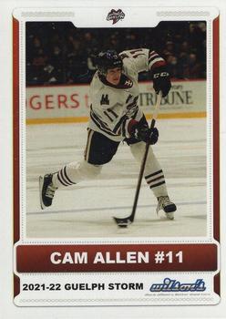 2021-22 Guelph Storm (OHL) #NNO Cam Allen Front