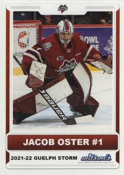 2021-22 Guelph Storm (OHL) #NNO Jacob Oster Front