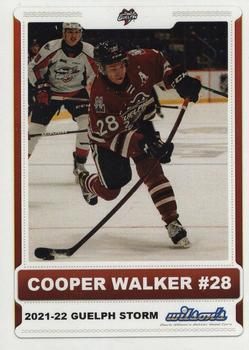 2021-22 Guelph Storm (OHL) #NNO Cooper Walker Front