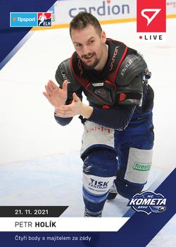 2021-22 SportZoo Live Tipsport ELH #L-046 Petr Holik Front
