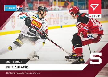 2021-22 SportZoo Live Tipsport ELH #L-050 Filip Chlapik Front