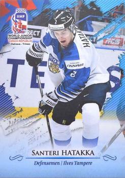 2020 BY Cards IIHF U20 World Championship (Unlicensed) #FIN/U20/2020-04 Santeri Hatakka Front