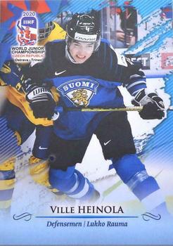 2020 BY Cards IIHF U20 World Championship (Unlicensed) #FIN/U20/2020-06 Ville Heinola Front