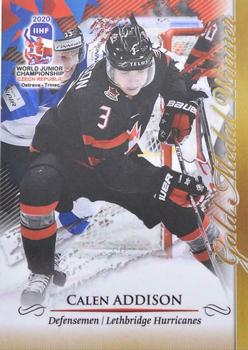 2020 BY Cards IIHF U20 World Championship (Unlicensed) #CAN/U20/2020-05 Calen Addison Front