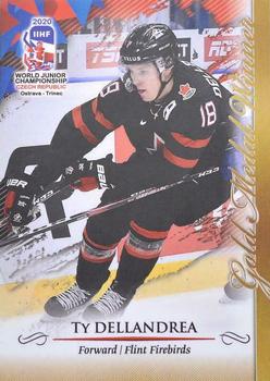 2020 BY Cards IIHF U20 World Championship (Unlicensed) #CAN/U20/2020-17 Ty Dellandrea Front