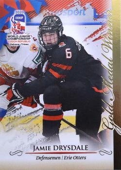 2020 BY Cards IIHF U20 World Championship (Unlicensed) #CAN/U20/2020-35 Jamie Drysdale Front