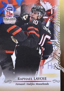 2020 BY Cards IIHF U20 World Championship (Unlicensed) #CAN/U20/2020-40 Raphael Lavoie Front