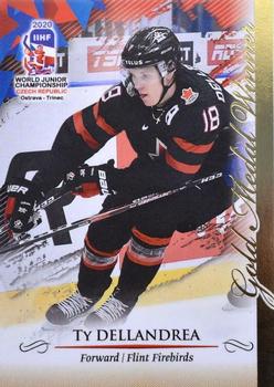 2020 BY Cards IIHF U20 World Championship (Unlicensed) #CAN/U20/2020-44 Ty Dellandrea Front