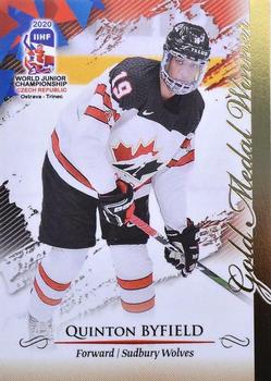 2020 BY Cards IIHF U20 World Championship (Unlicensed) #CAN/U20/2020-45 Quinton Byfield Front