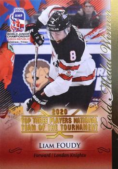 2020 BY Cards IIHF U20 World Championship (Unlicensed) #CAN/U20/2020-52 Liam Foudy Front