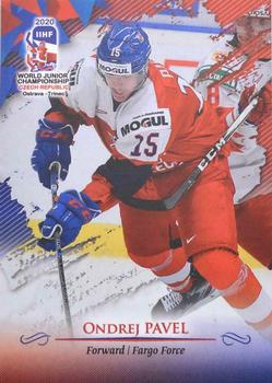 2020 BY Cards IIHF U20 World Championship (Unlicensed) #CZE/U20/2020-15 Ondrej Pavel Front