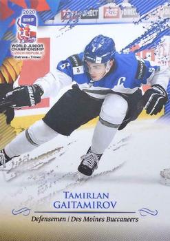 2020 BY Cards IIHF U20 World Championship (Unlicensed) #KAZ/U20/2020-03 Tamirlan Gaitamirov Front