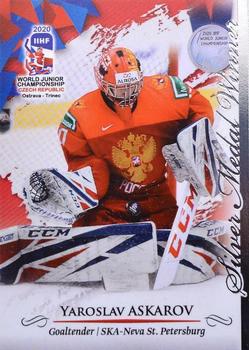 2020 BY Cards IIHF U20 World Championship (Unlicensed) #RUS/U20/2020-30 Yaroslav Askarov Front