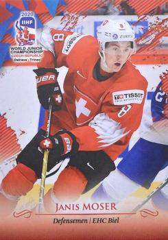 2020 BY Cards IIHF U20 World Championship (Unlicensed) #SUI/U20/2020-05 Janis Moser Front