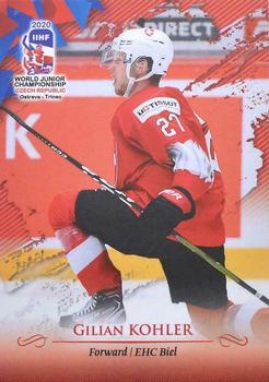 2020 BY Cards IIHF U20 World Championship (Unlicensed) #SUI/U20/2020-22 Gilian Kohler Front