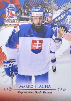 2020 BY Cards IIHF U20 World Championship (Unlicensed) #SVK/U20/2020-05 Marko Stacha Front