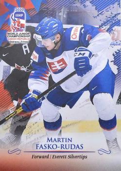 2020 BY Cards IIHF U20 World Championship (Unlicensed) #SVK/U20/2020-10 Martin Fasko-Rudas Front