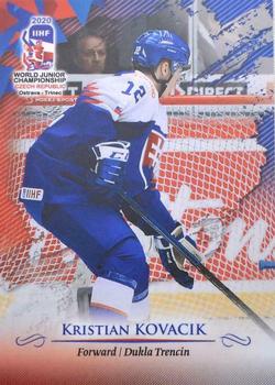 2020 BY Cards IIHF U20 World Championship (Unlicensed) #SVK/U20/2020-12 Kristian Kovacik Front
