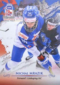 2020 BY Cards IIHF U20 World Championship (Unlicensed) #SVK/U20/2020-18 Michal Mrazik Front