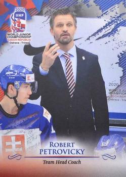 2020 BY Cards IIHF U20 World Championship (Unlicensed) #SVK/U20/2020-22 Robert Petrovicky Front