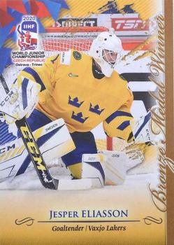 2020 BY Cards IIHF U20 World Championship (Unlicensed) #SWE/U20/2020-01 Jesper Eliasson Front