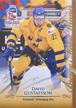 2020 BY Cards IIHF U20 World Championship (Unlicensed) #SWE/U20/2020-15 David Gustafsson Front