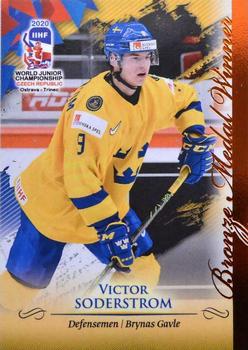 2020 BY Cards IIHF U20 World Championship (Unlicensed) #SWE/U20/2020-36 Victor Soderstrom Front