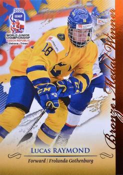 2020 BY Cards IIHF U20 World Championship (Unlicensed) #SWE/U20/2020-41 Lucas Raymond Front