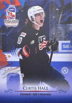2020 BY Cards IIHF U20 World Championship (Unlicensed) #USA/U20/2020-12 Curtis Hall Front
