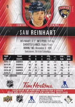 2022-23 Upper Deck Tim Hortons #9 Sam Reinhart Back