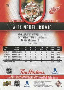 2022-23 Upper Deck Tim Hortons #39 Alex Nedeljkovic Back