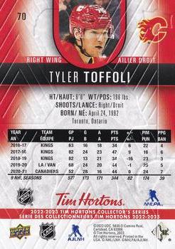 2022-23 Upper Deck Tim Hortons #70 Tyler Toffoli Back