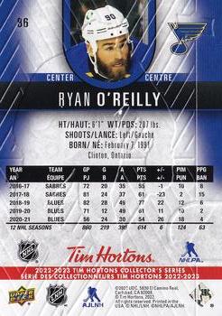 2022-23 Upper Deck Tim Hortons #86 Ryan O'Reilly Back