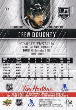 2022-23 Upper Deck Tim Hortons #99 Drew Doughty Back