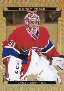2022-23 Upper Deck Tim Hortons - Gold Etchings #G-5 Carey Price Front