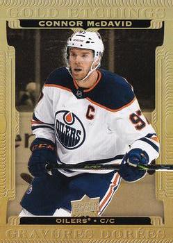 2022-23 Upper Deck Tim Hortons - Gold Etchings #G-6 Connor McDavid Front