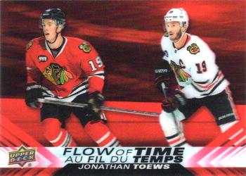 2022-23 Upper Deck Tim Hortons - Flow of Time #NT-3 Jonathan Toews Front