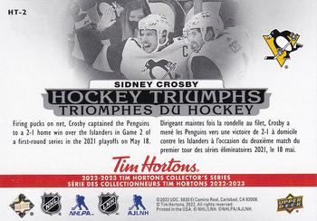 2022-23 Upper Deck Tim Hortons - Hockey Triumphs #HT-2 Sidney Crosby Back