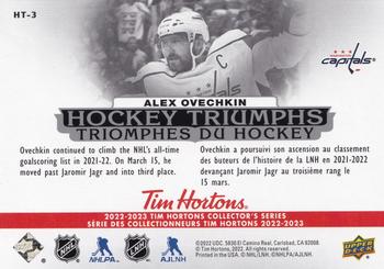 2022-23 Upper Deck Tim Hortons - Hockey Triumphs #HT-3 Alex Ovechkin Back