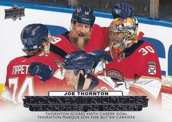 2022-23 Upper Deck Tim Hortons - Hockey Triumphs #HT-18 Joe Thornton Front