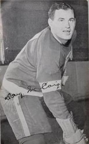 1947-48 J.D. McCarthy Detroit Red Wings Postcards #NNO Doug McCaig Front