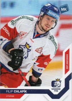 2021-22 Moje karticky Czech Ice Hockey Team #4 Filip Chlapik Front