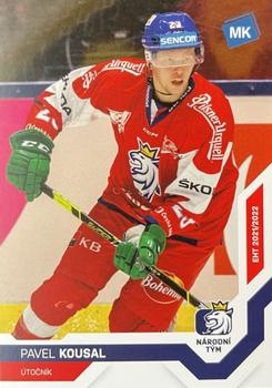 2021-22 Moje karticky Czech Ice Hockey Team #18 Pavel Kousal Front
