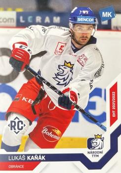2021-22 Moje karticky Czech Ice Hockey Team #27 Lukas Kanak Front