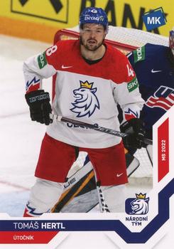 2021-22 Moje karticky Czech Ice Hockey Team #50 Tomas Hertl Front