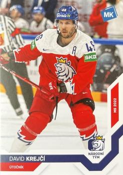 2021-22 Moje karticky Czech Ice Hockey Team #51 David Krejci Front