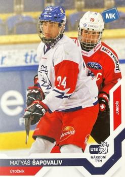 2021-22 Moje karticky Czech Ice Hockey Team #73 Matyas Sapovaliv Front