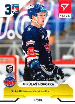 2022-23 SportZoo Live Tipsport ELH #L-002 Mikulas Hovorka Front